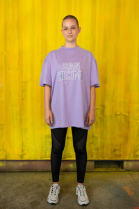 San Hejmo T-Shirt College Style Lilac