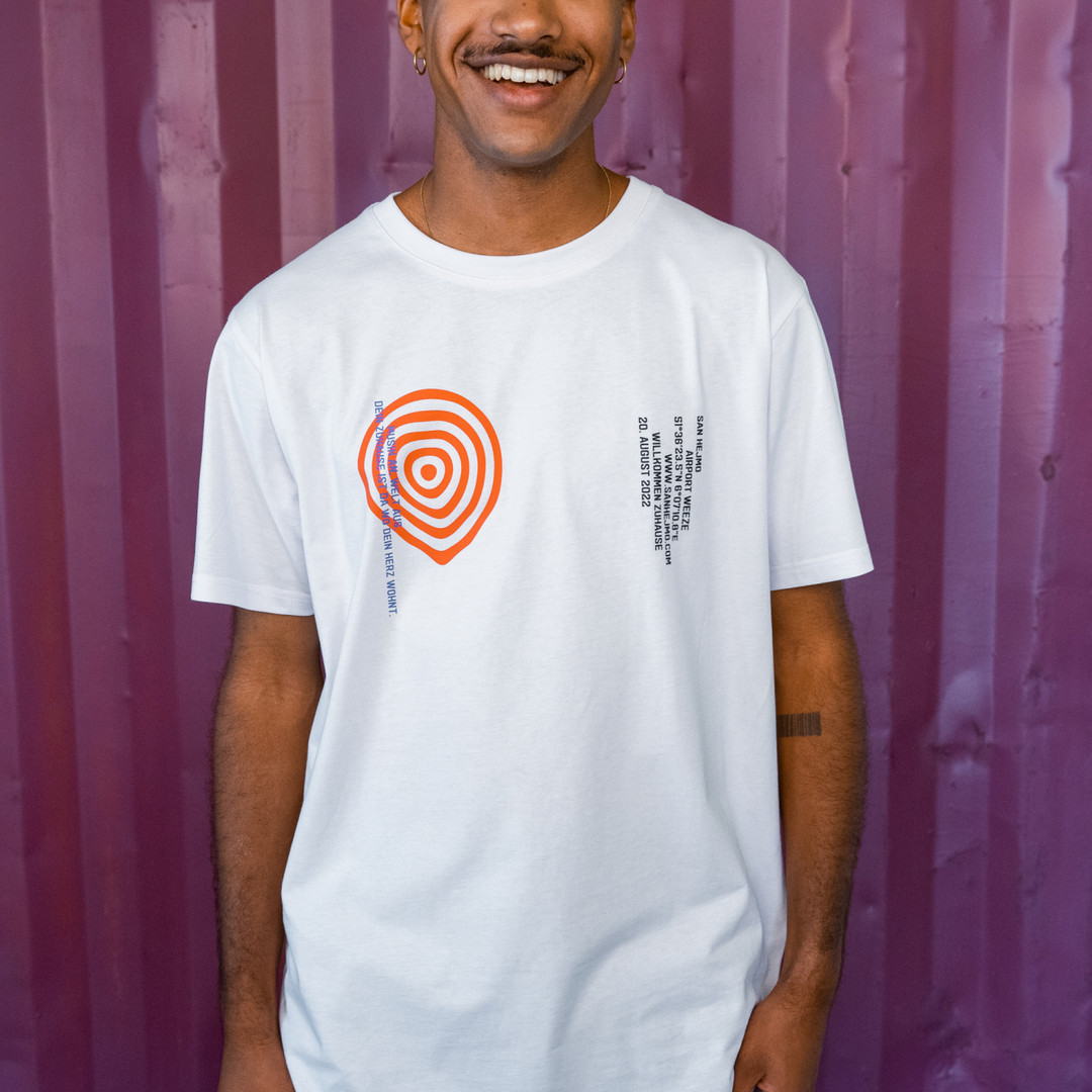San Hejmo T Shirt Line up 2022 White Daedalus Merch