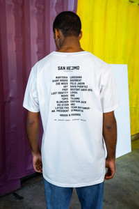 San Hejmo T-Shirt Line-up 2022 White