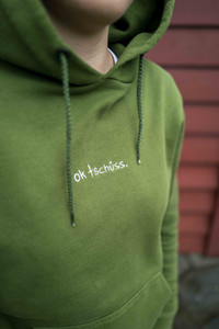 boldtvin OK TSCHÜSS.NEXT HOODIE - Oliv