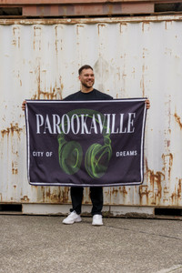 Parookaville Flag - Black'n'Blue