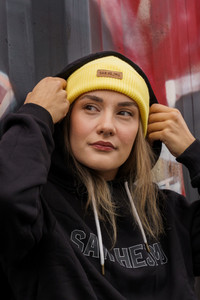 San Hejmo Beanie Basic Yellow