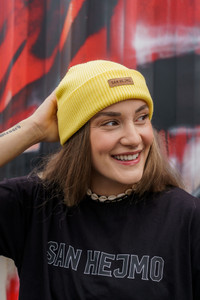 San Hejmo Beanie Basic Yellow