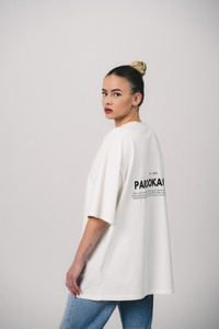 Parookaville T-SHIRT, MONO STATEMENT, OFF-WHITE