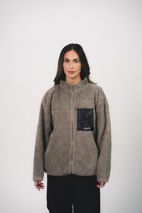 Parookaville TEDDY ZIP JACKET, OATMEAL