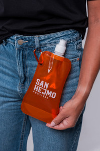 San Hejmo Recycelte Faltflasche - Logo