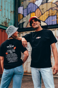 San Hejmo T-Shirt - Line-Up 2025, schwarz