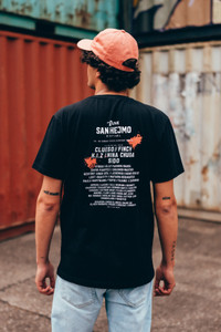 San Hejmo T-Shirt - Line-Up 2025, schwarz