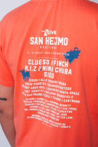 San Hejmo T-Shirt - Line-Up 2025, coral