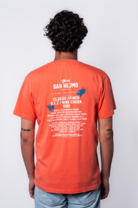 San Hejmo T-Shirt - Line-Up 2025, coral