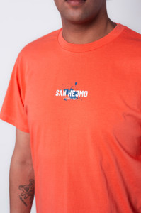 San Hejmo T-Shirt - Line-Up 2025, coral