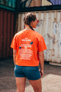 San Hejmo T-Shirt - Line-Up 2025, coral