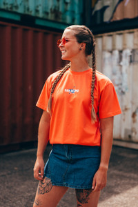 San Hejmo T-Shirt - Line-Up 2025, coral